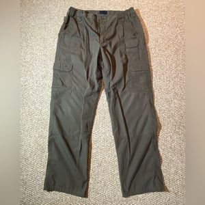 5.11 Tactical Men’s Taclite Pro Ripstop Pant. Size 38x32. Color TDU Green.